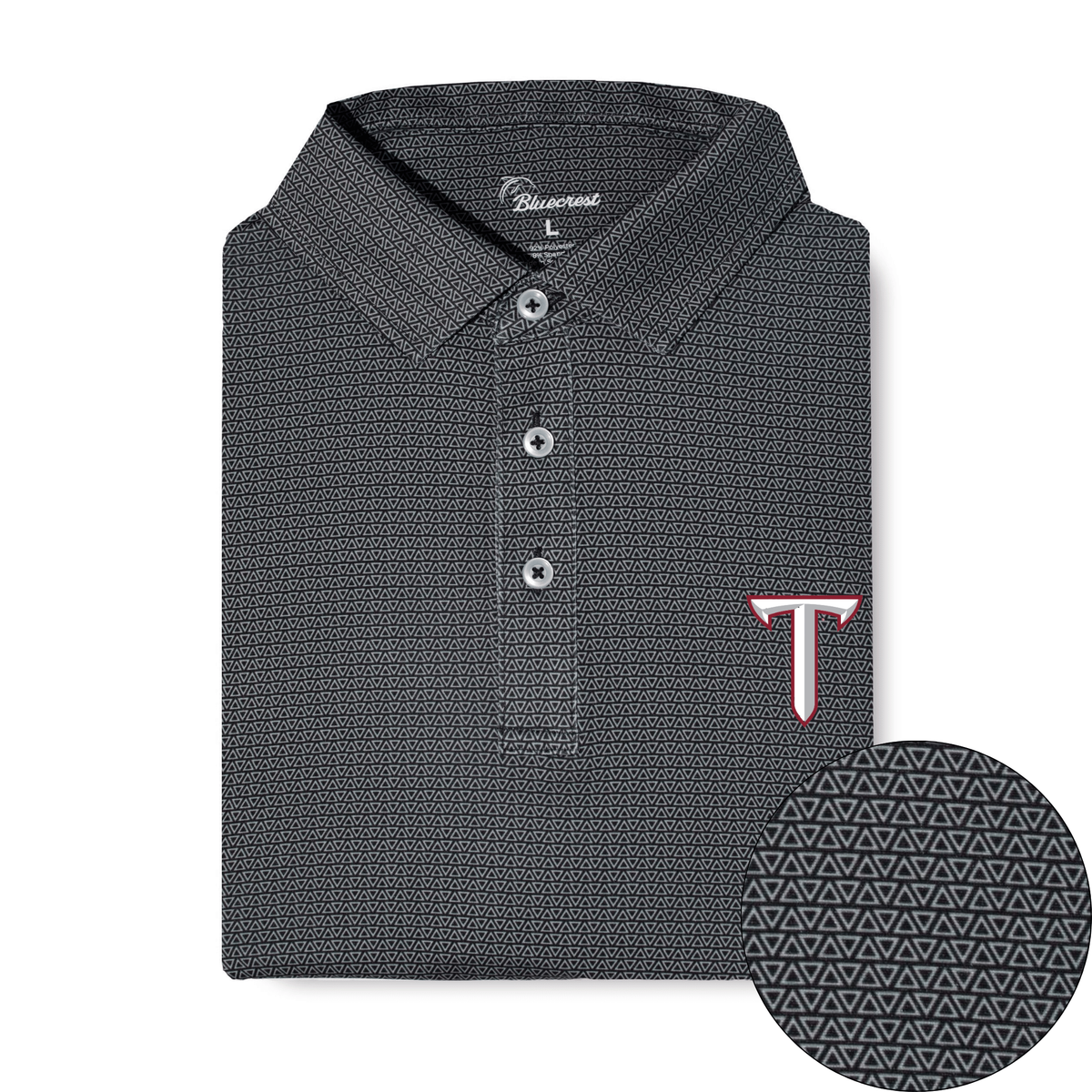 The Apex Print Performance Polo - Troy