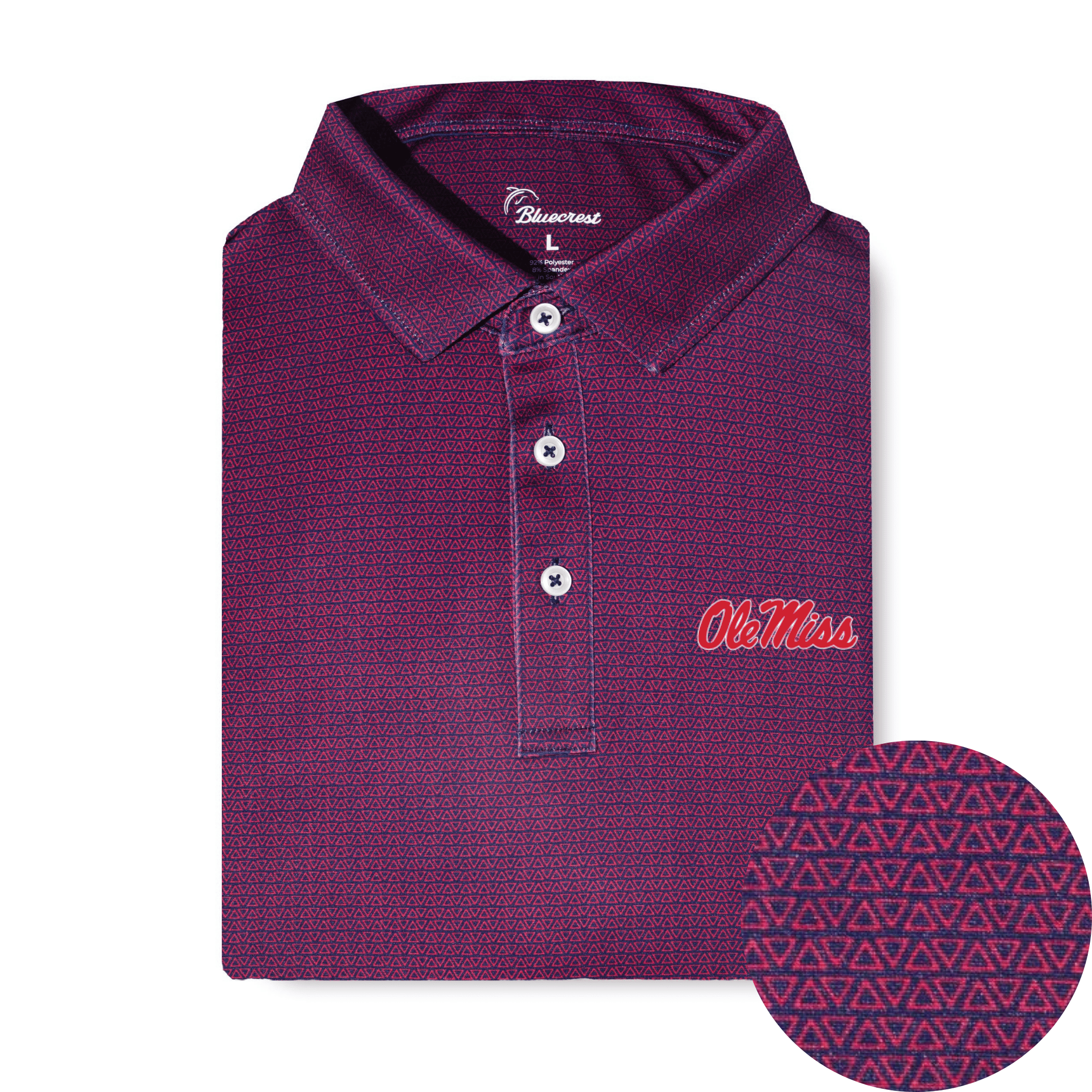 The Apex Print Performance Polo - Ole Miss