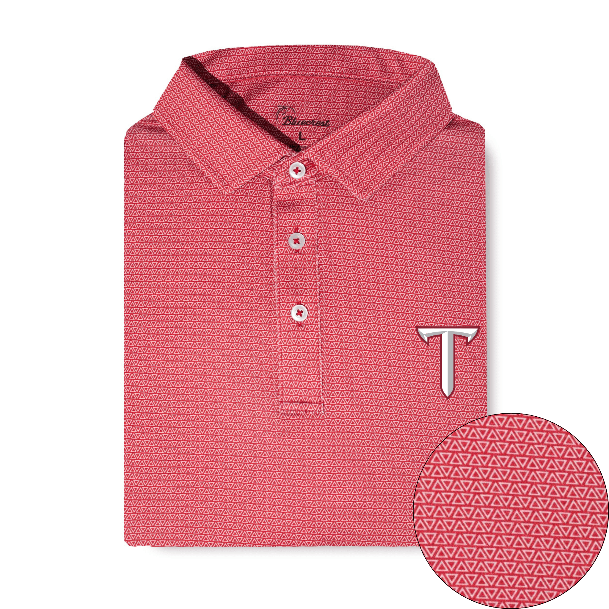 The Apex Print Performance Polo - Troy
