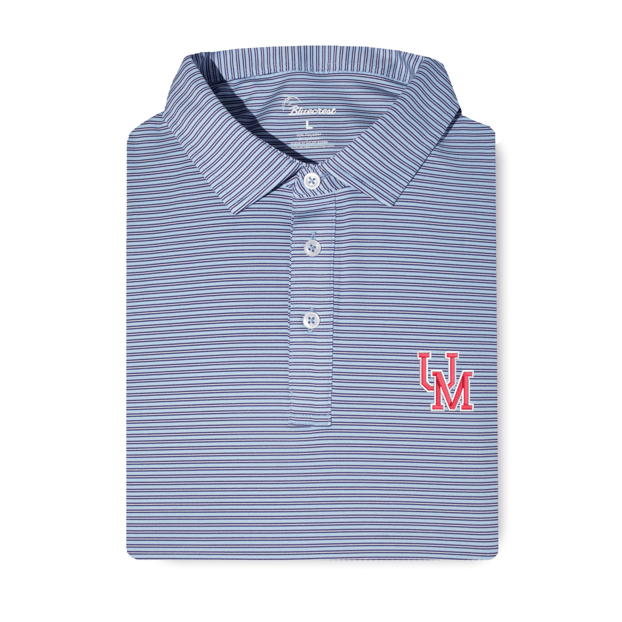 The Graduate Stripe Performance Polo - Ole Miss