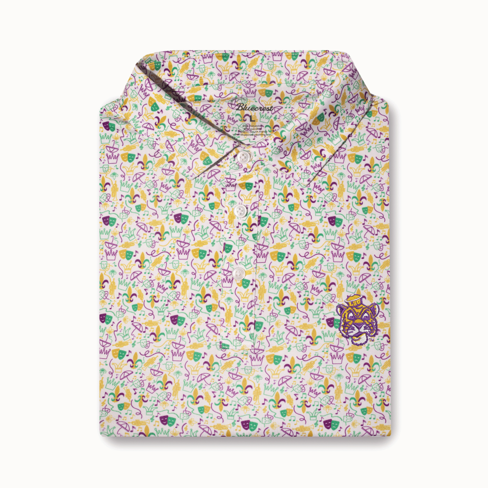 Krewe Performance Polo - LSU