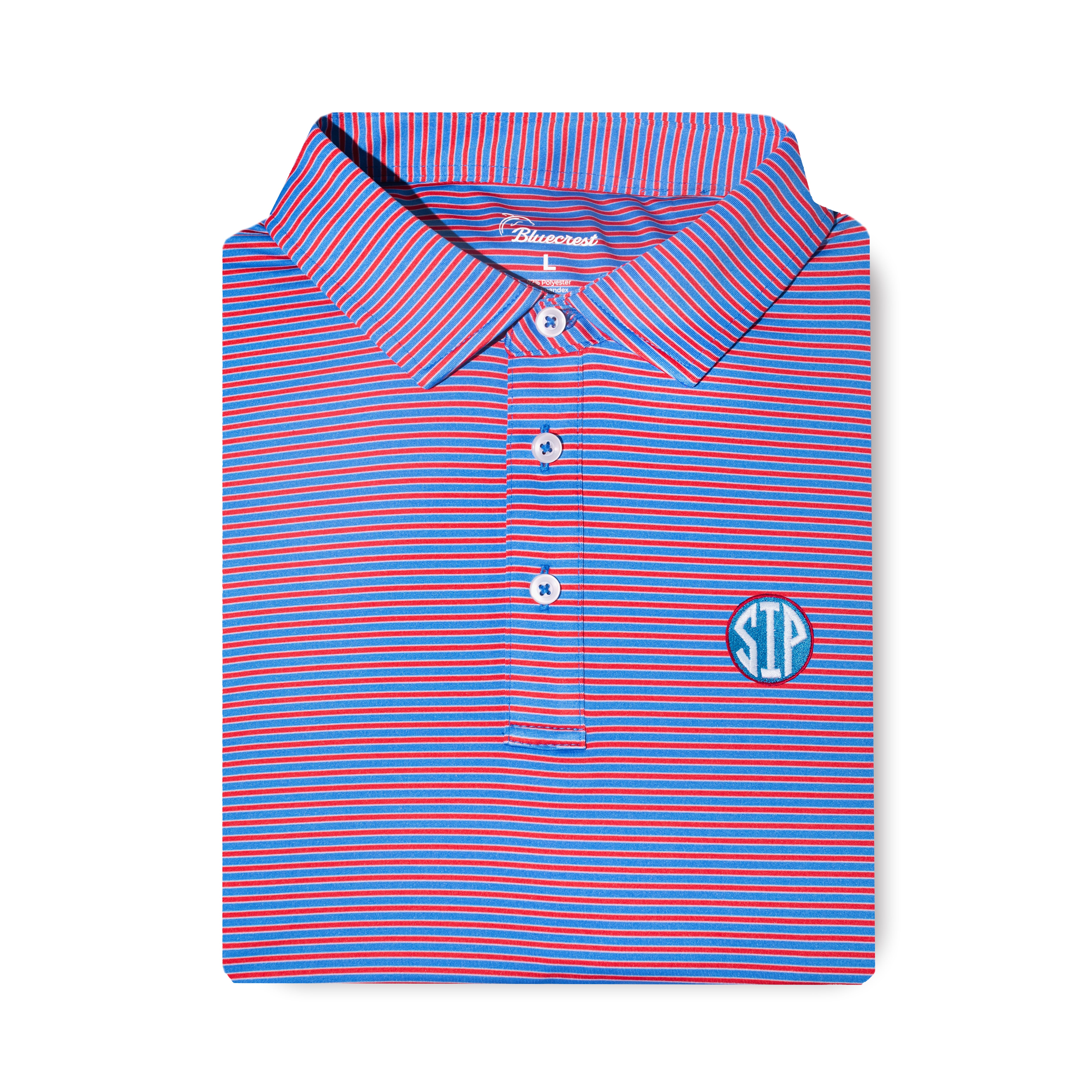 University Stripe Performance Polo - Ole Miss