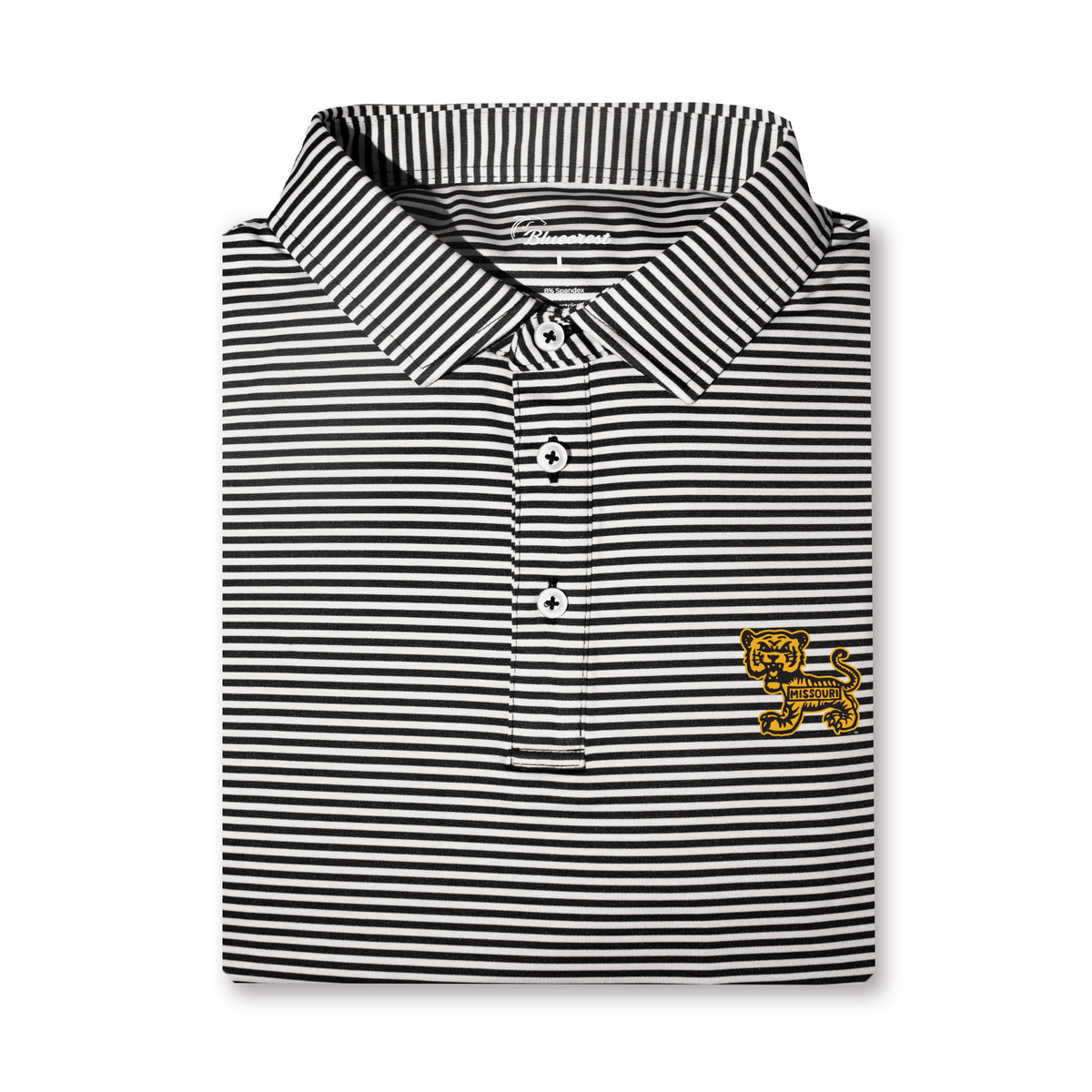 University Stripe Performance Polo - Mizzou