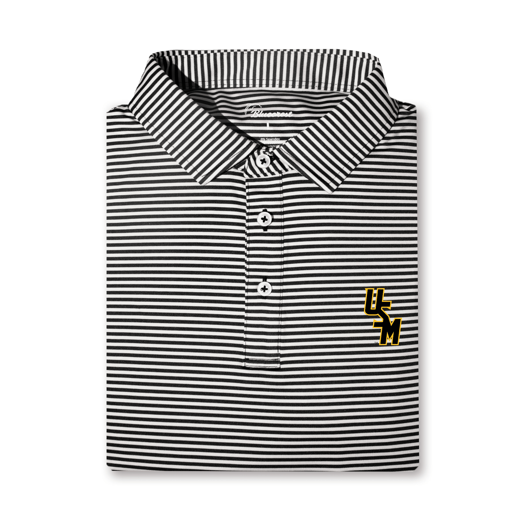 University Stripe Performance Polo - Southern Miss