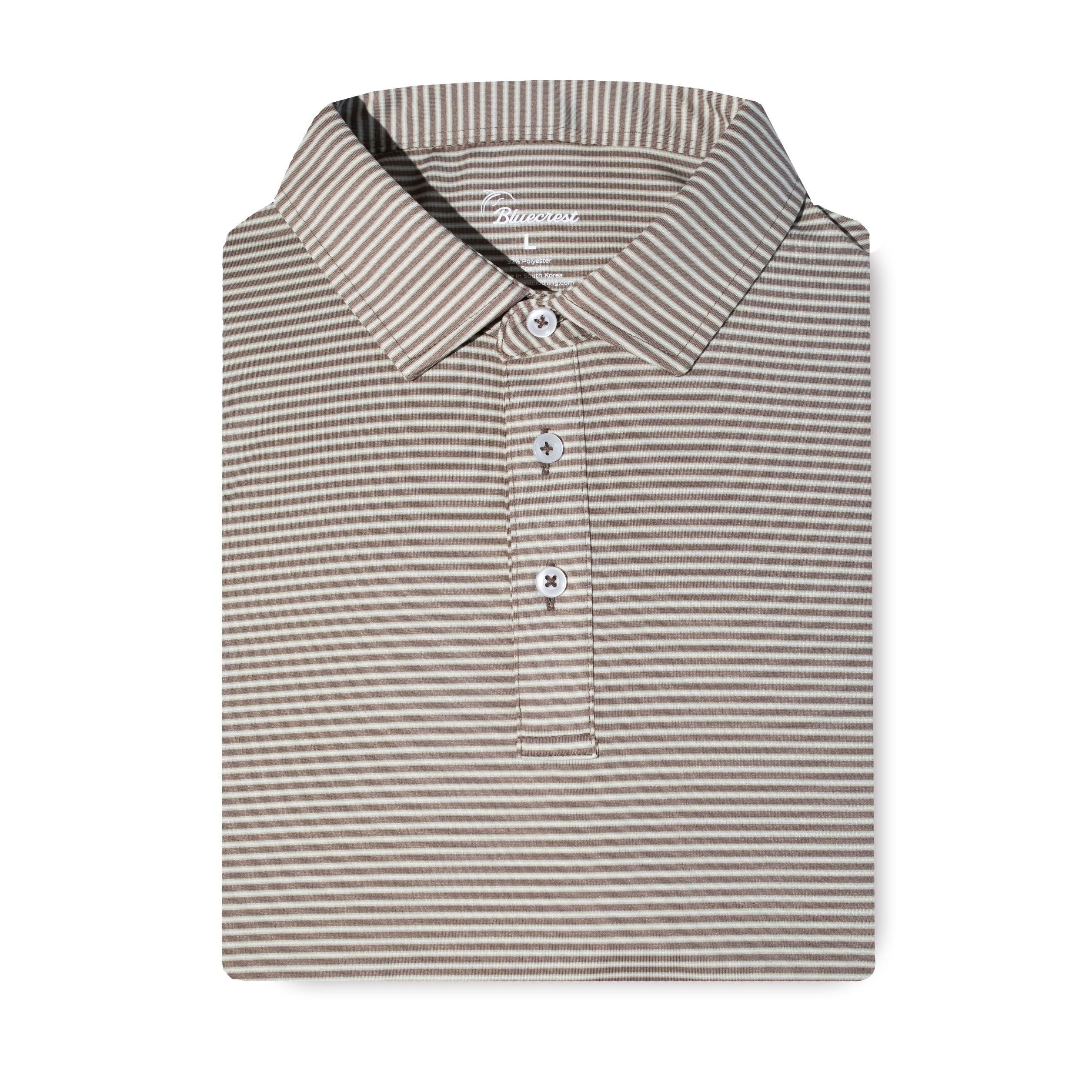 The Graduate Stripe Performance Polo