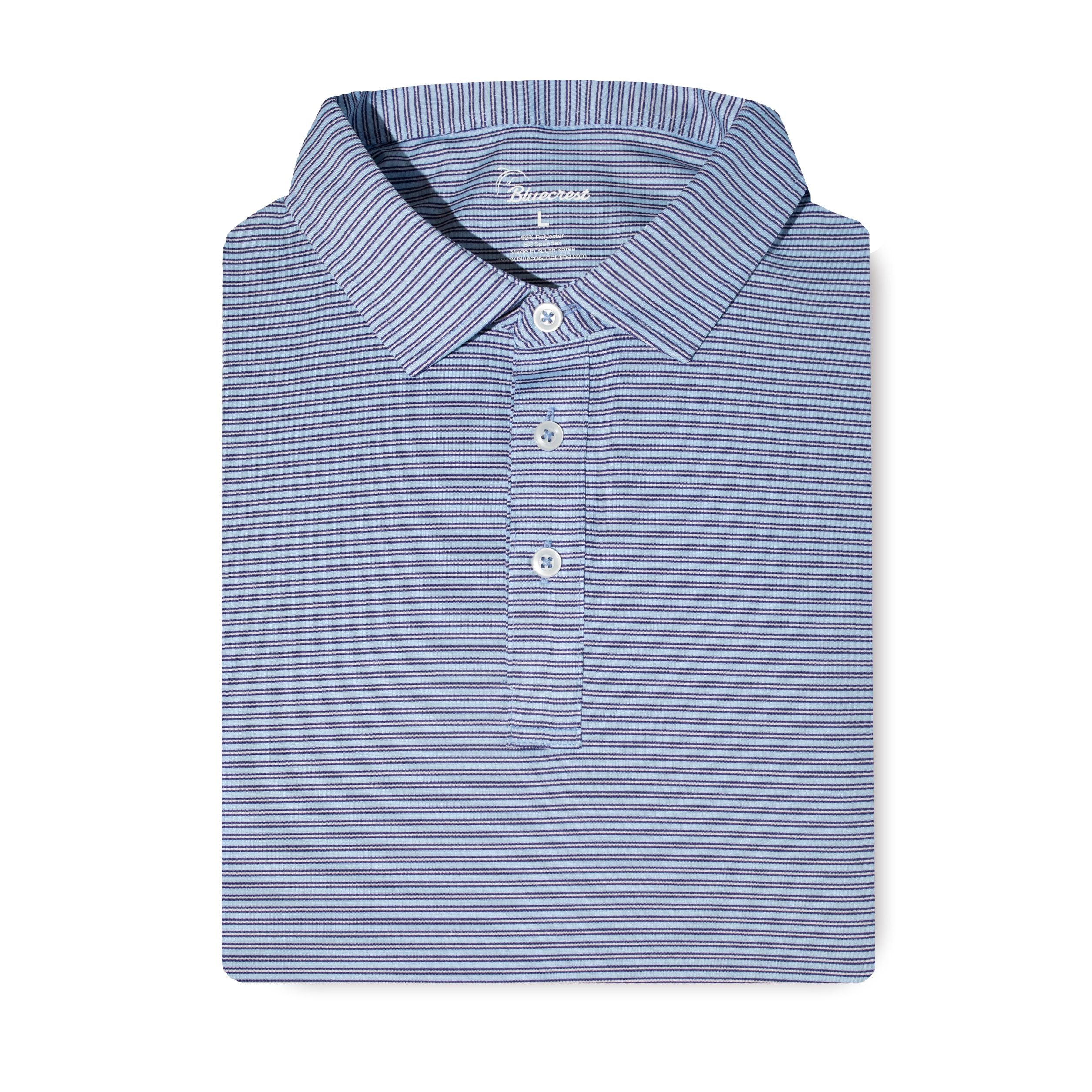 The Graduate Stripe Performance Polo