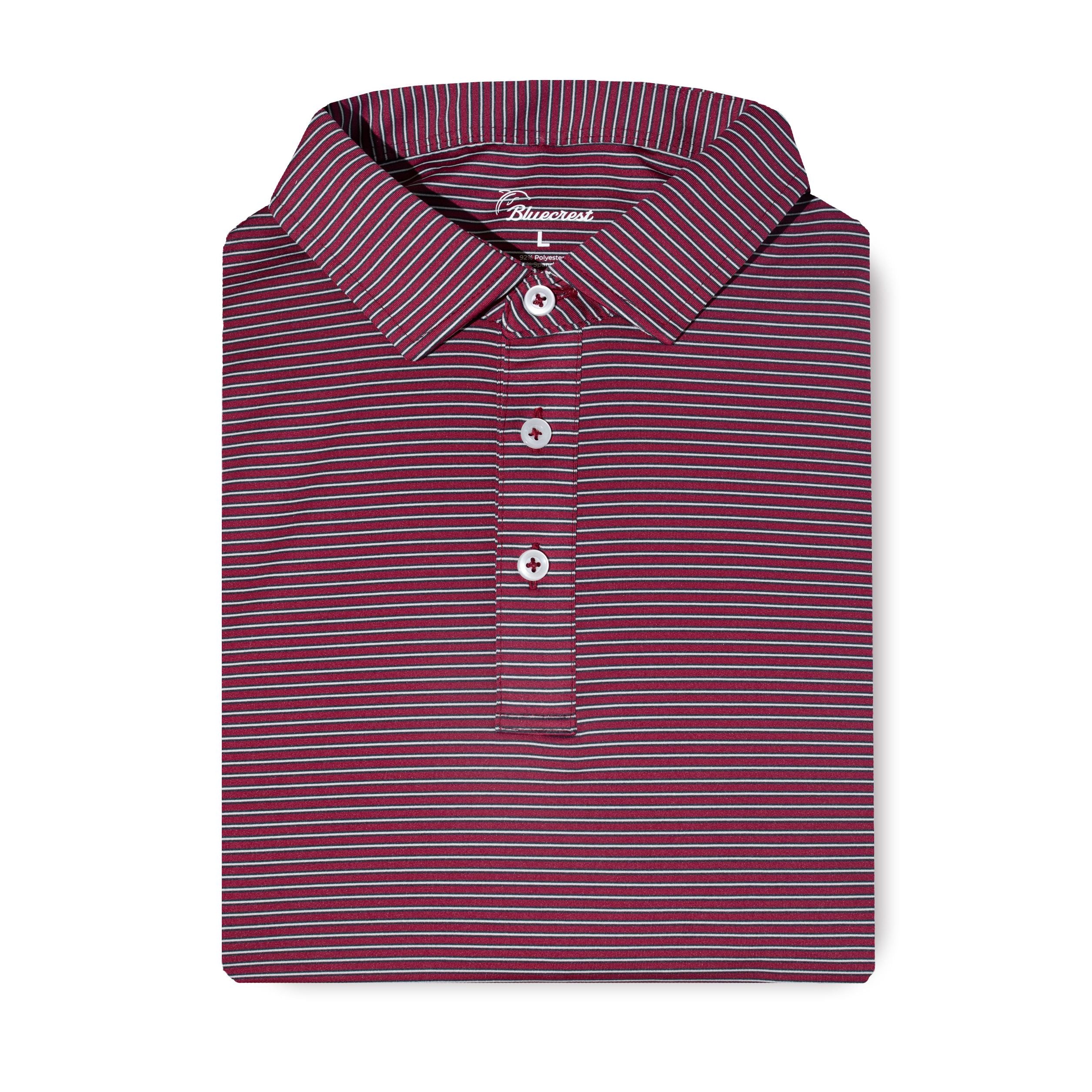 The Graduate Stripe Performance Polo