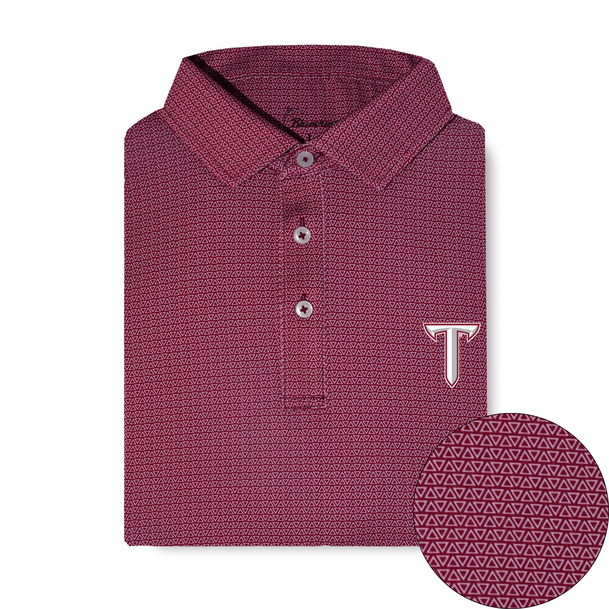The Apex Print Performance Polo - Troy