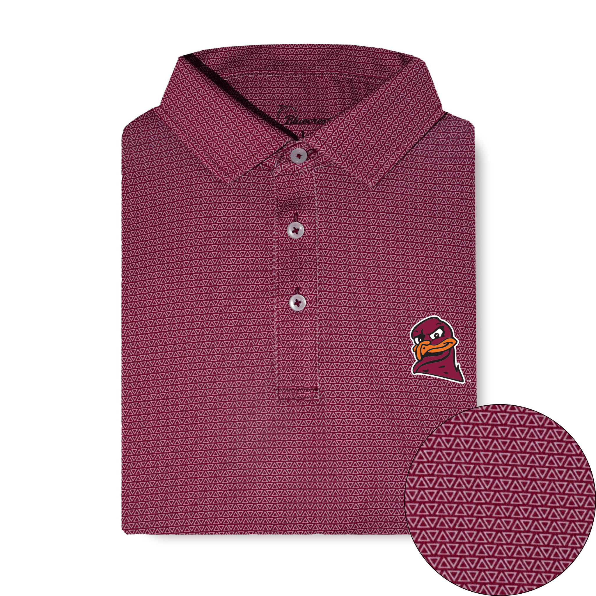 The Apex Print Performance Polo - Virginia Tech