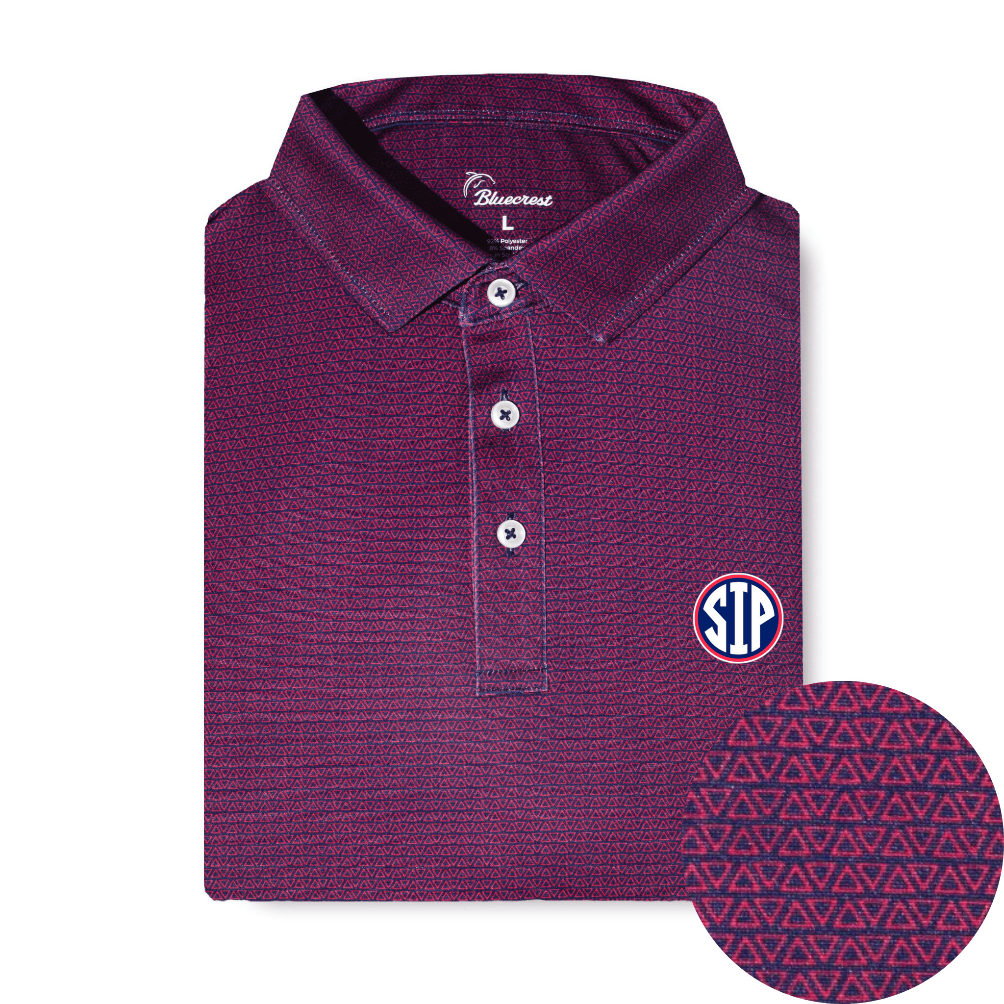 The Apex Print Performance Polo - Ole Miss