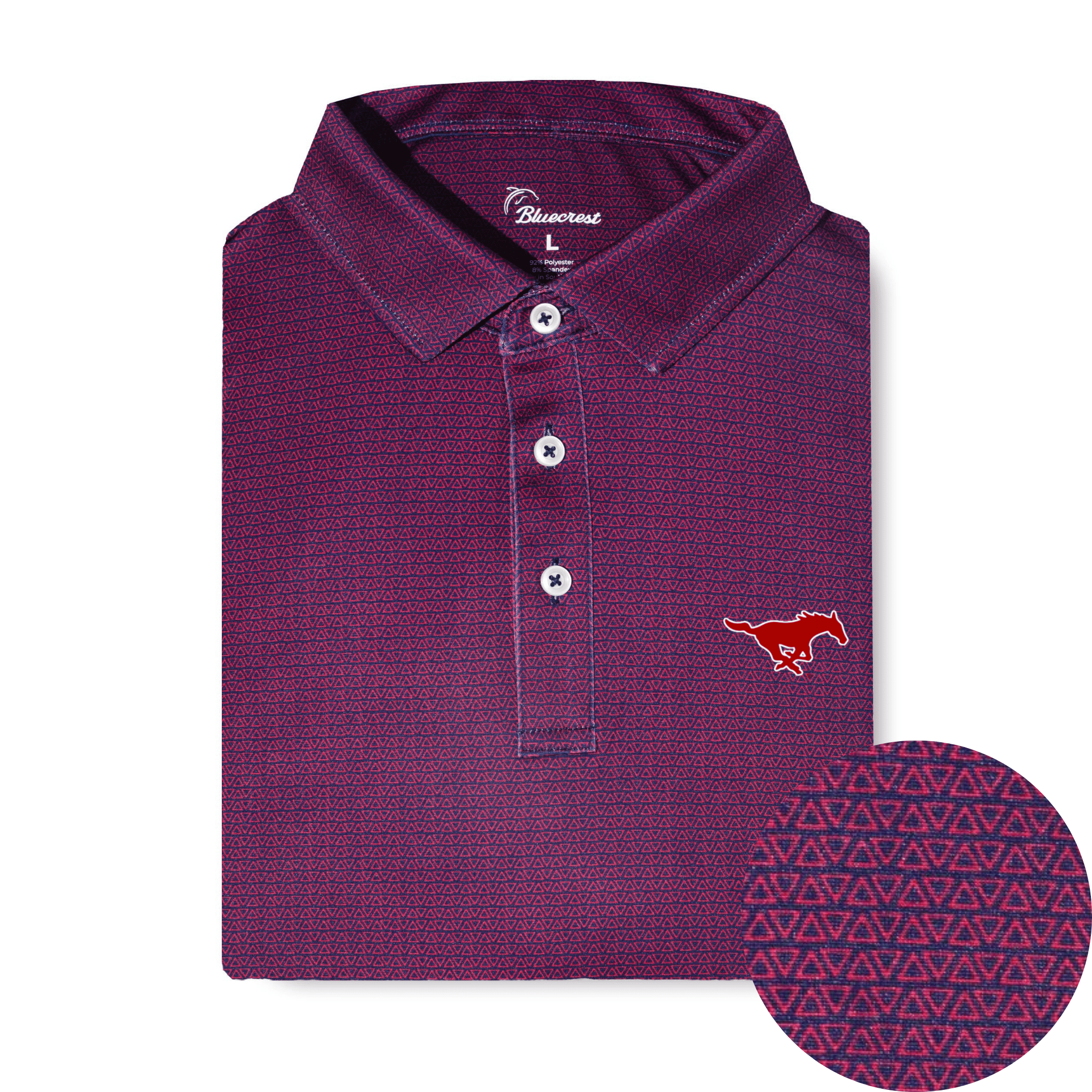 The Apex Print Performance Polo - SMU