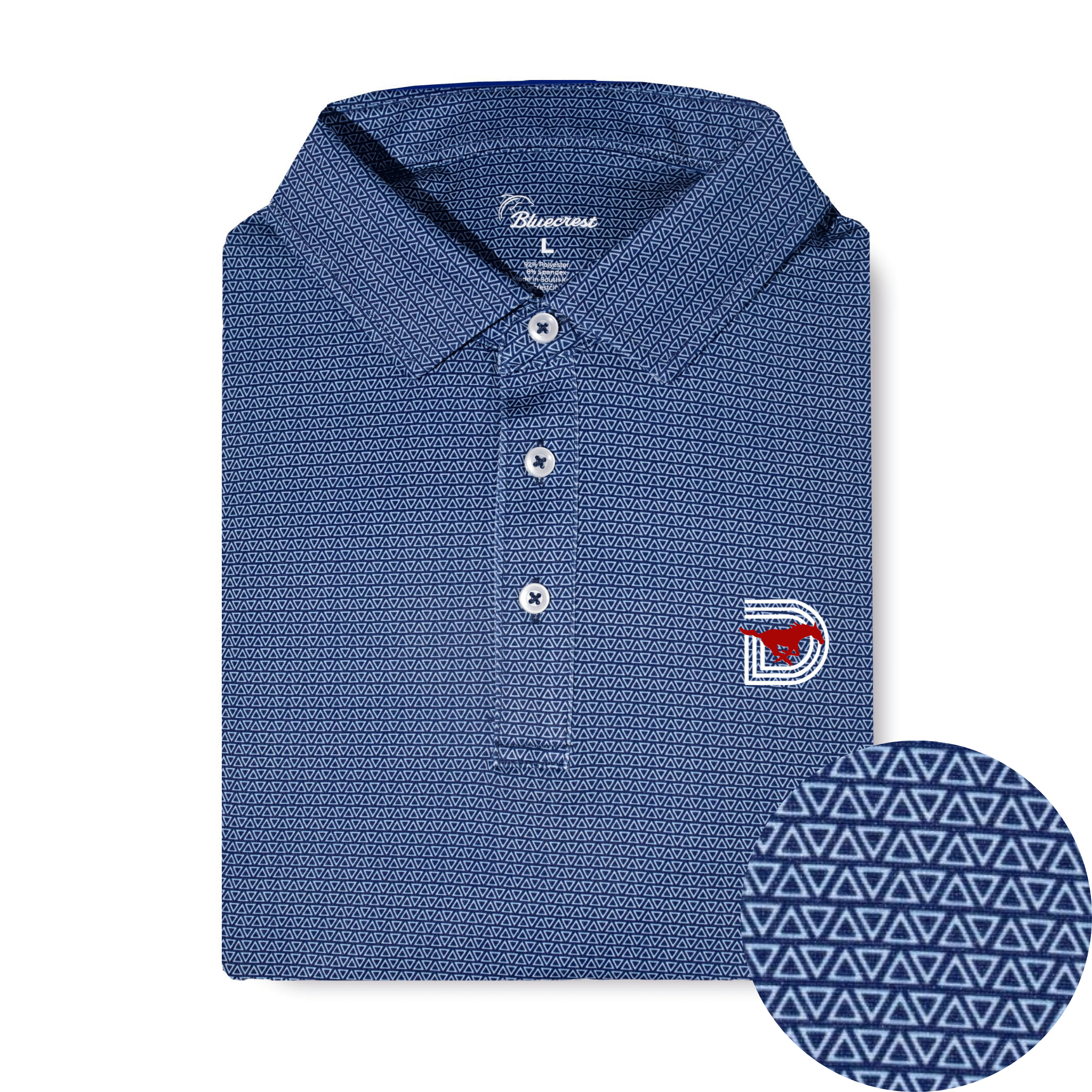 The Apex Print Performance Polo - SMU