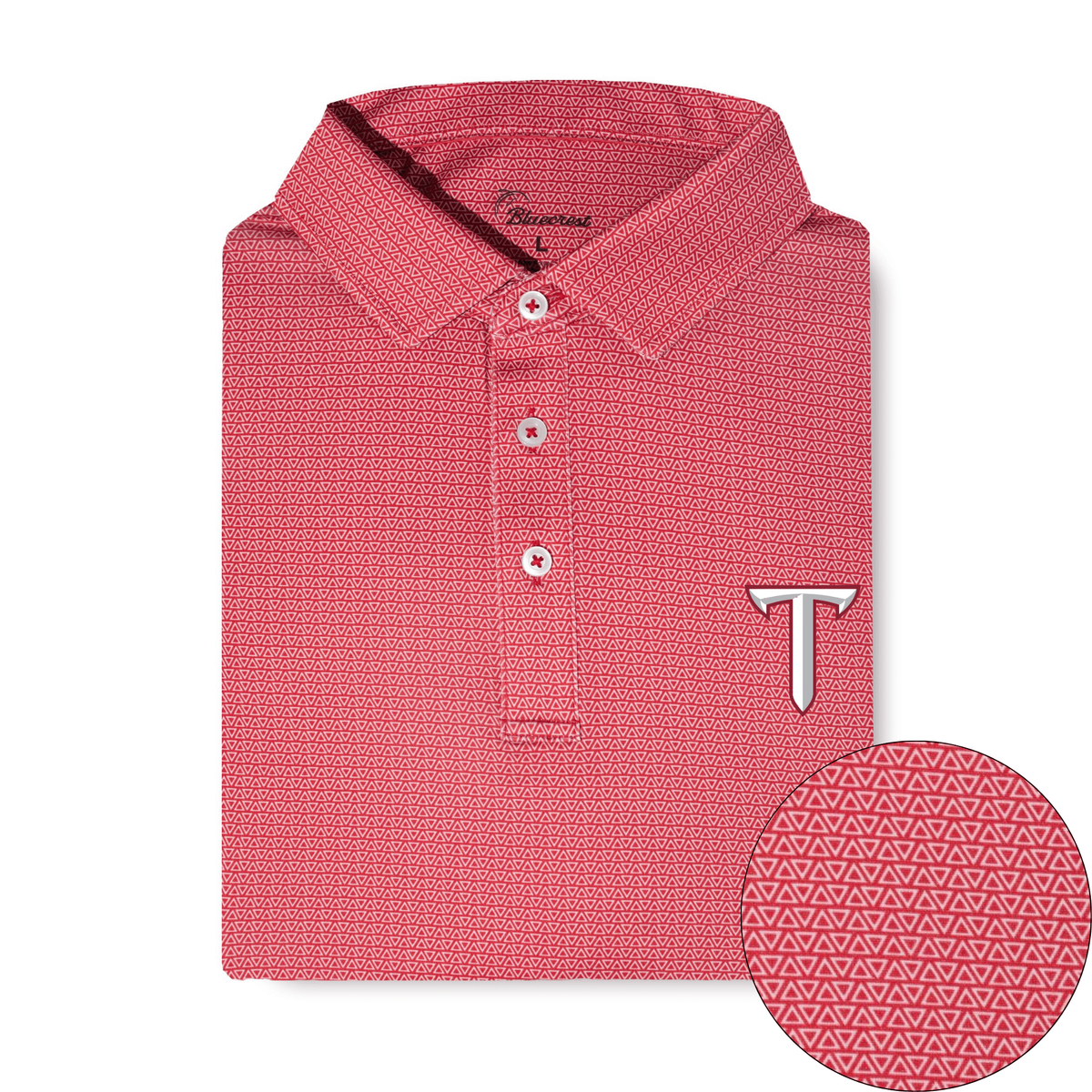 The Apex Print Performance Polo - Troy