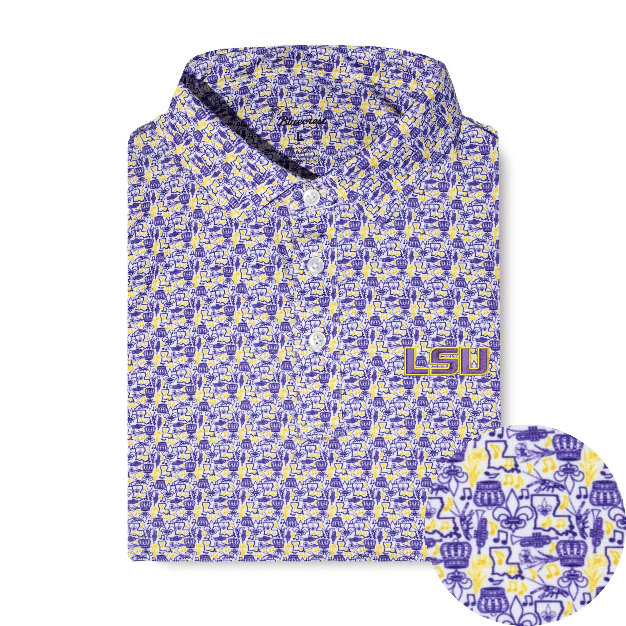 The Boot Performance Polo - LSU