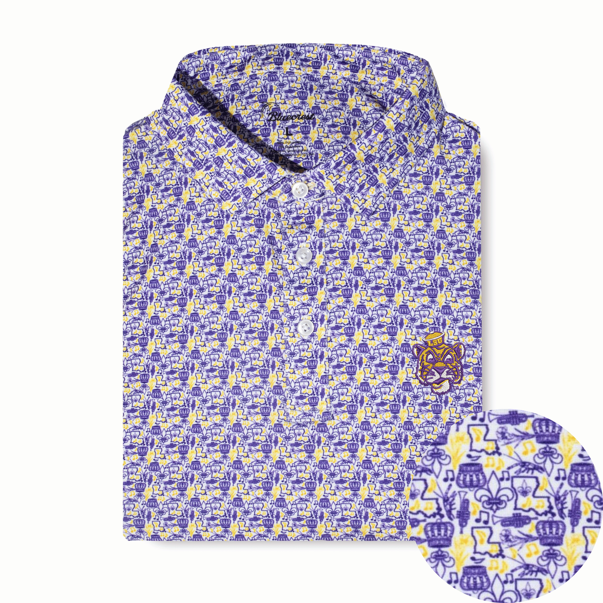 The Boot Performance Polo - LSU