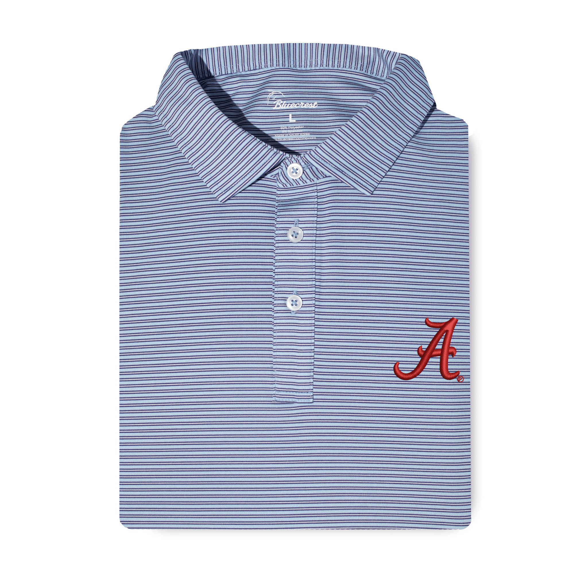 The Graduate Stripe Performance Polo - Alabama
