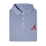 The Graduate Stripe Performance Polo - Alabama