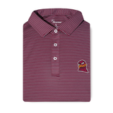 The Graduate Stripe Performance Polo - Virginia Tech