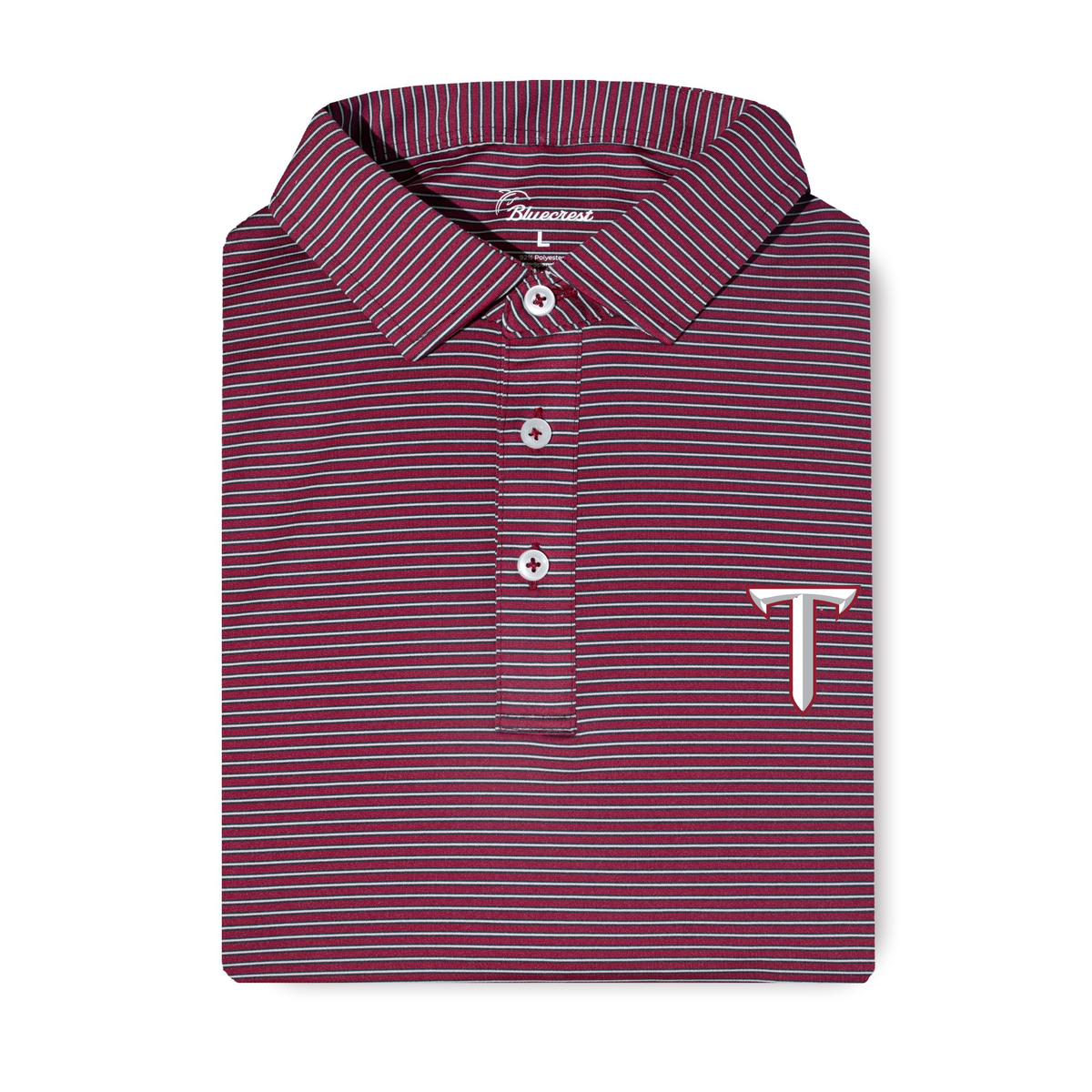 The Graduate Stripe Performance Polo - Troy