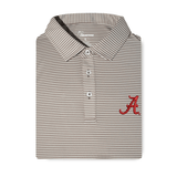 The Graduate Stripe Performance Polo - Alabama