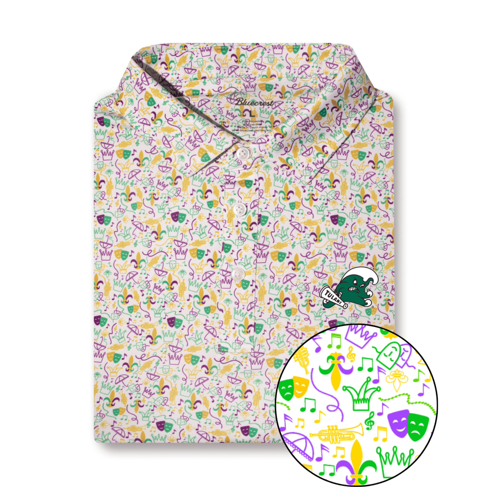 Krewe Performance Polo - Tulane