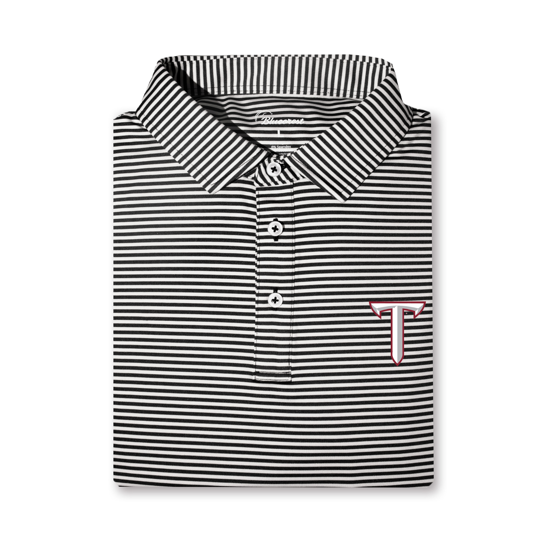 University Stripe Performance Polo - Troy